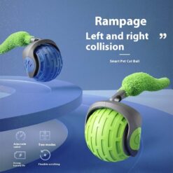 Alternative view of New Interactive Cat Toys Ball Auto Electric Rolling Ball Toys For Cat Kitty Pets Smart Automatic Teaser USB Rechargeable Cat Toy Pet Products