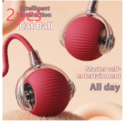 Electric Cat Toy Automatic Cat Ball Self-entertainment Rolling Ball - Image 3